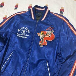 Polo Ralph Lauren Satin Ralph’s Tigers Varsity Souvenir Jacket Letterman Medium